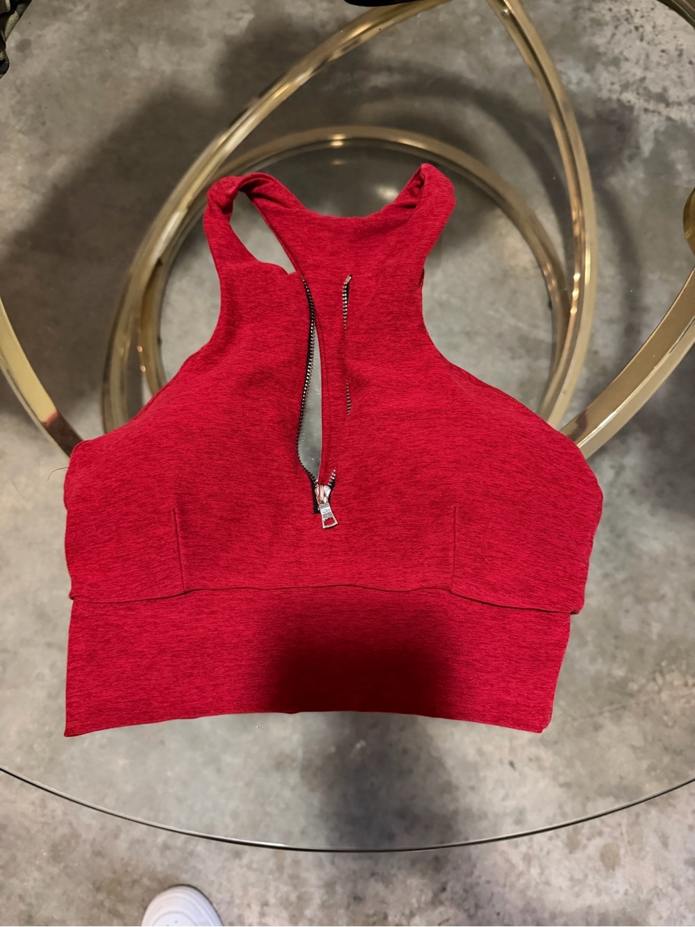 Bombshell Zip Sports bra